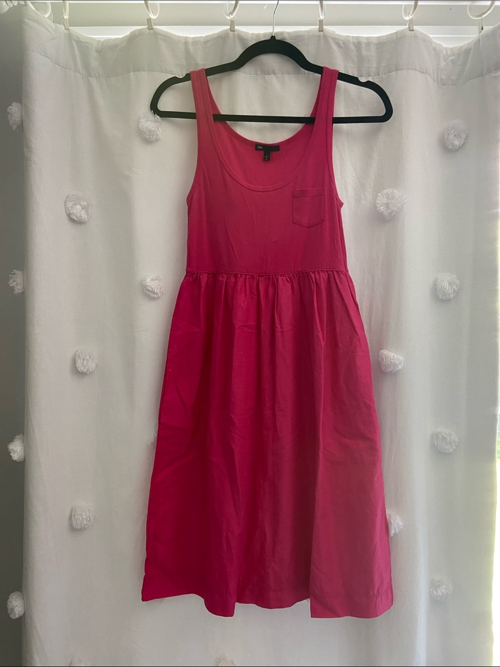 GAP Bright Pink T-Shirt Dress
